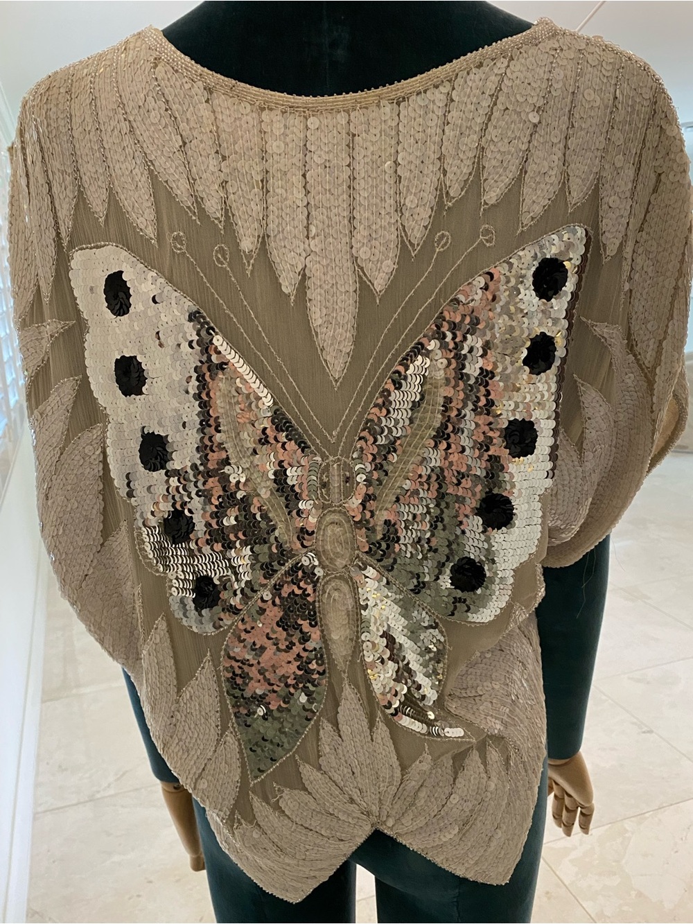 Vintage Sequin Butterfly RARE - Picture 5 of 12